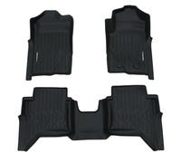 Predator 4x4 Heavy Duty Rubber Car Floor Mats Compatible with Ford Ranger T9 Automatic 2023+ | Front Rear Non-Slip Deep Dish Tailored Interior Mat Set | Waterproof All-Weather Protection 5KG