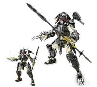 Predator Action Figure Building Blocks Set, 1082 PCS Alien Mech Warrior Building Model, Alien Mech Action Figure Bricks Toy, Gifts for Adults