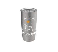 Predator Bichon Frise the Premium | Monoline Logo Art Stainless Steel Insulated Tumbler