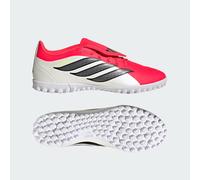 adidas Unisex Predator Club Fold-Over Tongue Turf Football Shoes, Lucid red/core Black/FTWR White, 10 UK