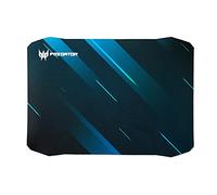 Predator Gaming Mouse Mat M (Low-Friction Fibre Surface, Self-Luminous Predator Logo, Natural Rubber Backing, Easy to Clean) Black/Blue