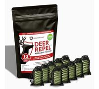 Predator Guard Repellent Plants Pouches - Stop Deer and Rabbits Eating Plants Trees Gardens and Vegetables - 10 Pack Lasts 12 Months - All Natural Ingredients (Deer Repel)