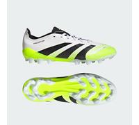 adidas Unisex Predator League 2G/3G Artificial Grass Football Boots, Cloud White/Core Black/Lucid Lemon, 8 UK