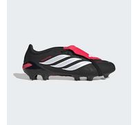adidas Unisex Predator League Fold-Over Tongue Firm Ground Football Boots, core Black/FTWR White/Lucid red, 9.5 UK