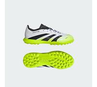 adidas Unisex League Turf Football Boots Kids, Cloud White/Core Black/Lucid Lemon, 2.5 UK