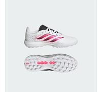 adidas Unisex League Turf Football Boots Kids Shoes, FTWR White/Solar Turbo/core Black, 5 UK