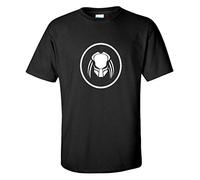 Predator Logo 80s Alien Movie Inspired Retro Mens T-Shirt (Large) Black