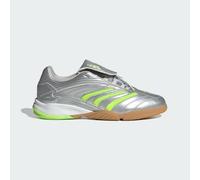 adidas Originals Womens Predator Sala Trainers Silver Metallic/Signal Green/Cloud White 6