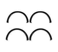 Predator4x4 60mm High Gloss Black OEM Style Wheel Arches Compatible with Mitsubishi L200 Triton Series 5 Pre-Facelift 2014-2018 Gossy Finish Fender Flare Adhesive & Bolt Fitting No Drilling