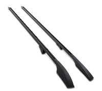 Predator4x4 Black Extended Roof Rails Compatible With Fit Land Rover Discovery 3/4 04-16 Aluminium 75KG Load Capacity Storage Side Bars Luggage Cargo Carrier Pair