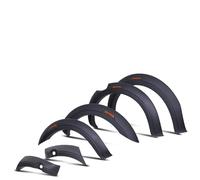 Predator4x4 Fender Flare Set Compatible with Ford Ranger T8 PX 2018-2022 Matte Black Wildtrak Style Wheel Arch Conversion Kit With Reflectors Suitable For Parking Sensors No Drilling Adhesive