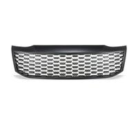 Predator4x4 Front Badgeless Grille Matte Black Car Exterior Debadged Upper Grill Upgrade No Badge Bumper Radiator Compatible with Toyota Hilux Vigo MK7 2012-2014