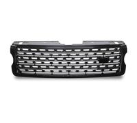 Predator4x4 Front Grille Black & Chrome Autobiography Style Upgrade Grill Compatible with Range Rover Vogue L405 2013-2017 Replacement Insert Bumper Aftermarket Trim SUV Cover