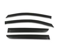 Predator4x4 Front Rear Fixed Wind Deflectors Weather Shield Complete 4pc Set Smoked Tinted Black Compatible with Toyota CHR C-HR 2016-2023