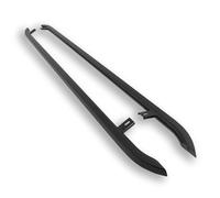 Predator4x4 Gloss Black Trapezoid Side Bars Compatible With VW Transporter T5 & T6 LWB 03-18 Rock Sliders Stainless Steel Foot Rails Sidebars