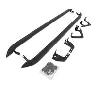 Predator4x4 Matte Black Trapezoid Side Bars Nerf Bar Pair Compatible with Ford Transit Custom SWB 2013+ Short Wheel Base Van Styling Accessories Stainless Steel Sidebars