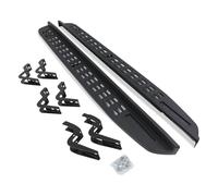 Predator4x4 Raptor Style Aluminium ABS Heavy Duty Black Side Steps Running Boards Bolt On Sidesteps Foot Rail Sills Compatible With Ford Ranger T6 T7 T8 12-22
