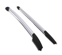 Predator4x4 Silver Pair Roof Rails Compatible With Ford Ranger T6 T7 T8 2012-2021 75KG Load Capacity Aluminium Storage Luggage Cargo Side Bars Carrier