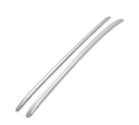 Predator4x4 Silver Roof Rails Compatible With Fit Audi A3 8V 16-20 Aluminium Cargo Storage Side Bars Pair Luggage Carrier 75KG Load Capacity