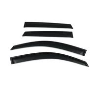 Predator4X4 Smoked Tinted Black Front and Rear Wind Deflectors Full Set (4PCS) Compatible with Mitsubishi ASX GA MK1 2012-2019