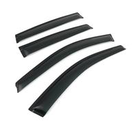 Predator4x4 Tinted Front and Rear Wind Deflectors Complete Set (4PCS) Smoked Black Compatible with Honda CRV CR-V RE MK3 2007-2012