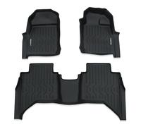 Predator4x4 Truck Interior Floor Mats Compatible with Isuzu D-Max MK3 4-Door Automatic Pickup RG 2020+ Black Simple Fitting None Slip Rubber Mud/Stain Resistant Easy Clean
