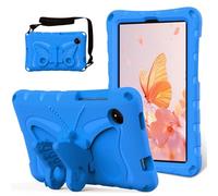 PREDCFVY Case for Honor Pad X7 8.7 inch 2025 Released Tablet,Light Weight EVA Rugged Shockproof Protective Cover with Shoulder Strap Cute Butterfly for Kids Girls(Blue)