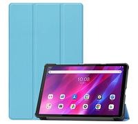 PREDCFVY Case For Lenovo Tab K10 10.3 inch TB-X6C6F TB-X6C6X TB-X6C6NBF Slim Tri-Fold Stand Smart,Multi- Viewing Angles Hard Shell Folio Cover Auto Sleep/Wake(Sky Blue)
