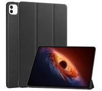 PREDCFVY For Honor MagicPad 4 12.3" 2026 Case, Slim TPU PU Folio Cover Auto Sleep/Wake Dual-Angle Stand Shockproof Protective Tablet Shell(Black)