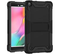 PREDCFVY For Samsung Galaxy Tab A 8.0 Inch 2019 SM-T295/T290 Protective Cover Rugged Stand Shockproof Suitable For A(Black)