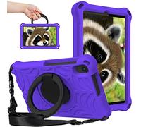 PREDCFVY For Samsung Galaxy Tab A 8.4 2020 SM-T307u Kids - Dropproof Lightweight EVA Case,360 Degree Rotating Multi-Function Handle Kickstand(Purple)