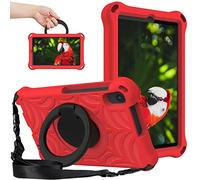 PREDCFVY For Samsung Galaxy Tab A 8.4 2020 SM-T307u Kids - Dropproof Lightweight EVA Case,360 Degree Rotating Multi-Function Handle Kickstand(RED)