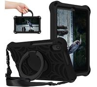 PREDCFVY For Samsung Galaxy Tab A 8.4 2020 SM-T307u Kids - Dropproof Lightweight EVA Case,360 Degree Rotating Multi-Function Handle Kickstand(Black)
