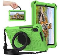 PREDCFVY For Samsung Galaxy Tab A 8.4 2020 SM-T307u Kids - Dropproof Lightweight EVA Case,360 Degree Rotating Multi-Function Handle Kickstand(Green)