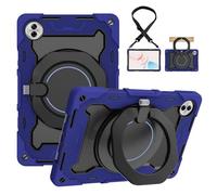 PREDCFVY Kids Case for Honor Pad 20 (12.1") Tablet Cover,Heavy Duty Shockproof TPU Kickstand Rugged Protective with Shoulder Strap(Dark Blue)