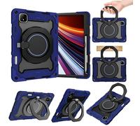 PREDCFVY Kids Case for Honor Pad GT Pro 12.3" / MagicPad 2 Tablet Cover,Heavy Duty Shockproof TPU Kickstand Rugged Protective with Shoulder Strap(Dark Blue)