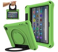 PREDCFVY Kids Case For Kindle Fire DH 7 (2022), 7",Shockproof Lightweight Dropproof Stand Handle EVA Tablet(Green)