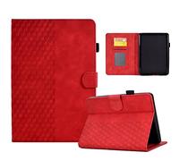 PREDCFVY Premium Leather Case For Kindle Paperwhite 1/2/3/4 6inch Tablet,Smart Magnetic Flip Fold Stand Protective Cover with Auto Wake Sleep(Red)