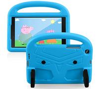 PREDCFVY Tablet Case For Samsung Galaxy Tab 8.0 T290/T295 Silicon For Kids, For Shockproof Lightweight Dropproof Stand,with Handle and Kickstand(Blue)