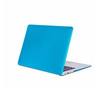 PREDCFVY Transparent Laptop Case For MacBook Air 13 inch M2 2023 2022 Model A2681,Snap on Slim Hard Shell Cover,Full Protective(Light Blue)