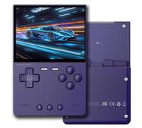 Prede Handheld Games Console 3.2-Inches 1024x768 IPS Screen Portable Game Handheld Gaming Player 3000mAh Long-Life Rechargable Battery Retro Video Game Player-Purple||128G