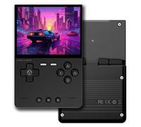 Prede Handheld Games Console 3.2-Inches 1024x768 IPS Screen Portable Game Handheld Gaming Player 3000mAh Long-Life Rechargable Battery Retro Video Game Player-Black||64G