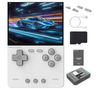 Prede Handheld Games Console - 3.2" IPS IPS High-Definition Screen, 8GB Storage Built-in 3000mAh Battery, Portable Video Game Console-White||128G