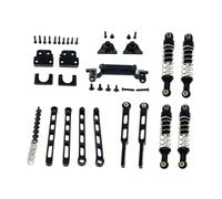 predolo 1:12 RC Car Spare Parts Kit Front Rear Shock Absorber Fixing Components for MN82, Black