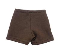 predolo 1:6 Scale Miniature Shorts Figure Clothes Casual Outfit Fashion Miniature Doll Costume for 12 Female Figures, coffee