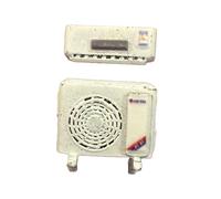 predolo 1/64 Air Conditioning Model Set Scale Scene Decor Girls Display Dollhouse Accessories Indoor Outdoor Unit