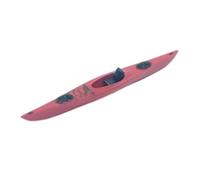 predolo 1:64 Kayak Model Ship Model Sand Table Scenes Single Person Kayak for DIY Scene Diorama, red