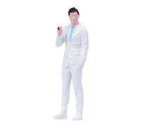 predolo 1/64 Scale Miniature Male Figure, Realistic Resin Figure for Model Railways, Architectural Micro-landscapes, Accessories, men in Suits