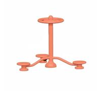 predolo 1/64 Scale Park Exercise Machines Equipment Realistic Design Miniature Outdoor Exercise Equipment Highly Detailed Diorama Playground Machine, White, Waist Twister