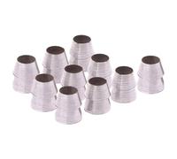 predolo 10-Piece Axe Handle Wedge Tool Accessory Iron Wedge Round Wedge Nail Wedge Universally Applicable Replacement Part for Sturdy Tool Heads for Craft, Diameter 14MM